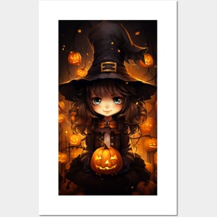 Witch girl Posters and Art